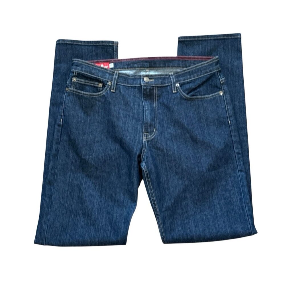 American‎ Giant Men's 34/34 Roughneck Straight Stretch Canvas Pants Blue NWOT
